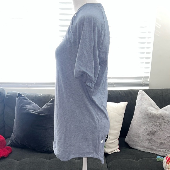 Lululemon Athletica Light Blue Short Sleeve Tee - Picture 4 of 12